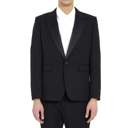 Blazer de lana negro de Saint Laurent