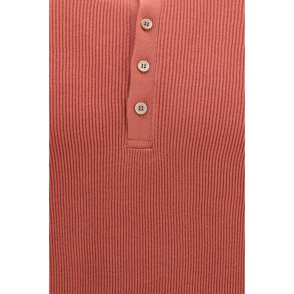 Polo de algodón multicolor Brunello Cucinelli