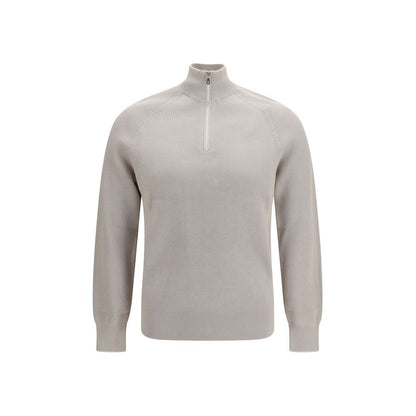 Brunello Cucinelli Beige Cotton Sweatshirt