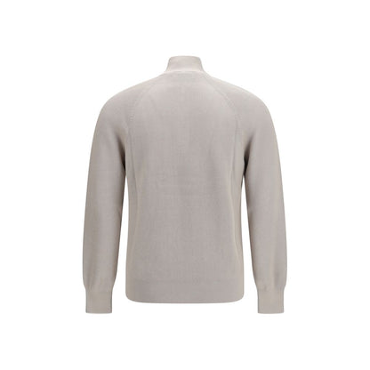 Brunello Cucinelli Beige Cotton Sweatshirt