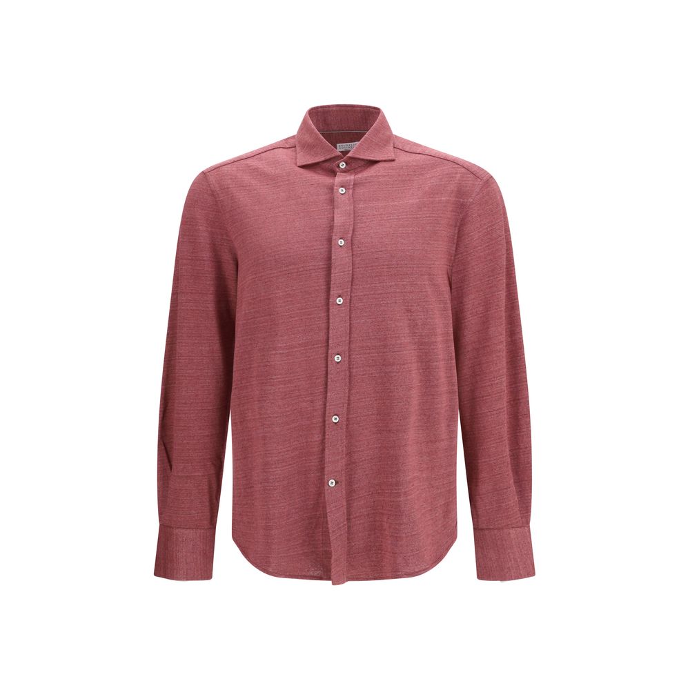 Camisa de lino multicolor Brunello Cucinelli