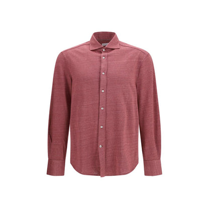 Camisa de lino multicolor Brunello Cucinelli