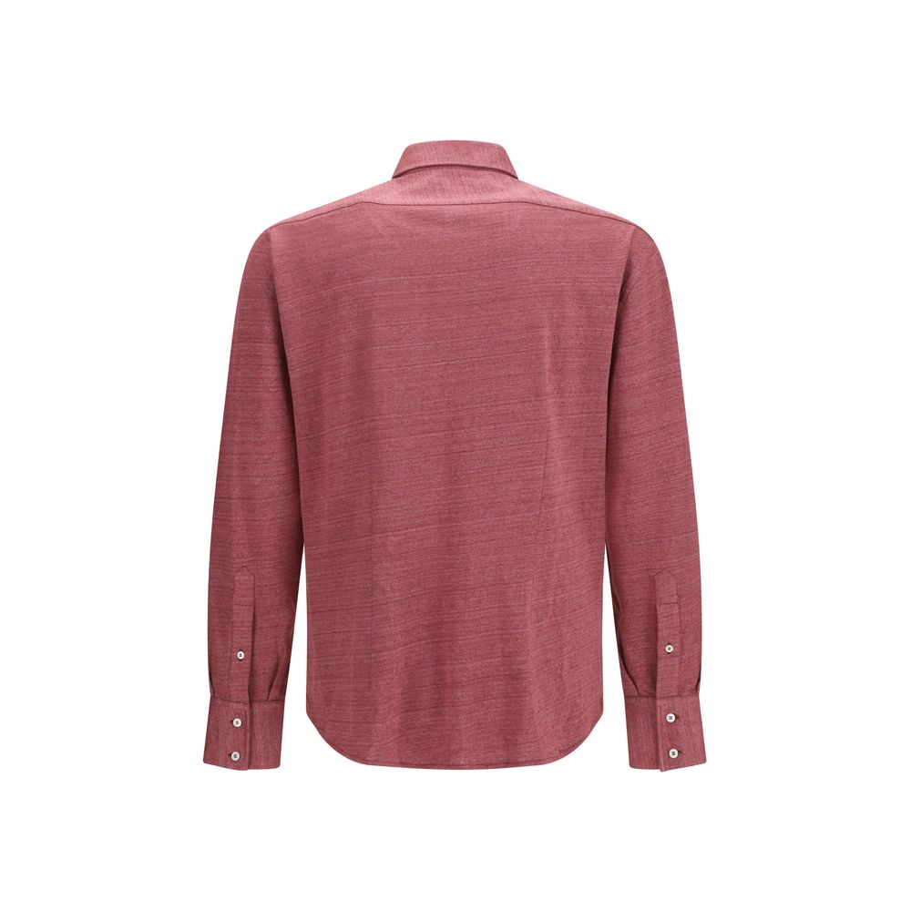 Camisa de lino multicolor Brunello Cucinelli