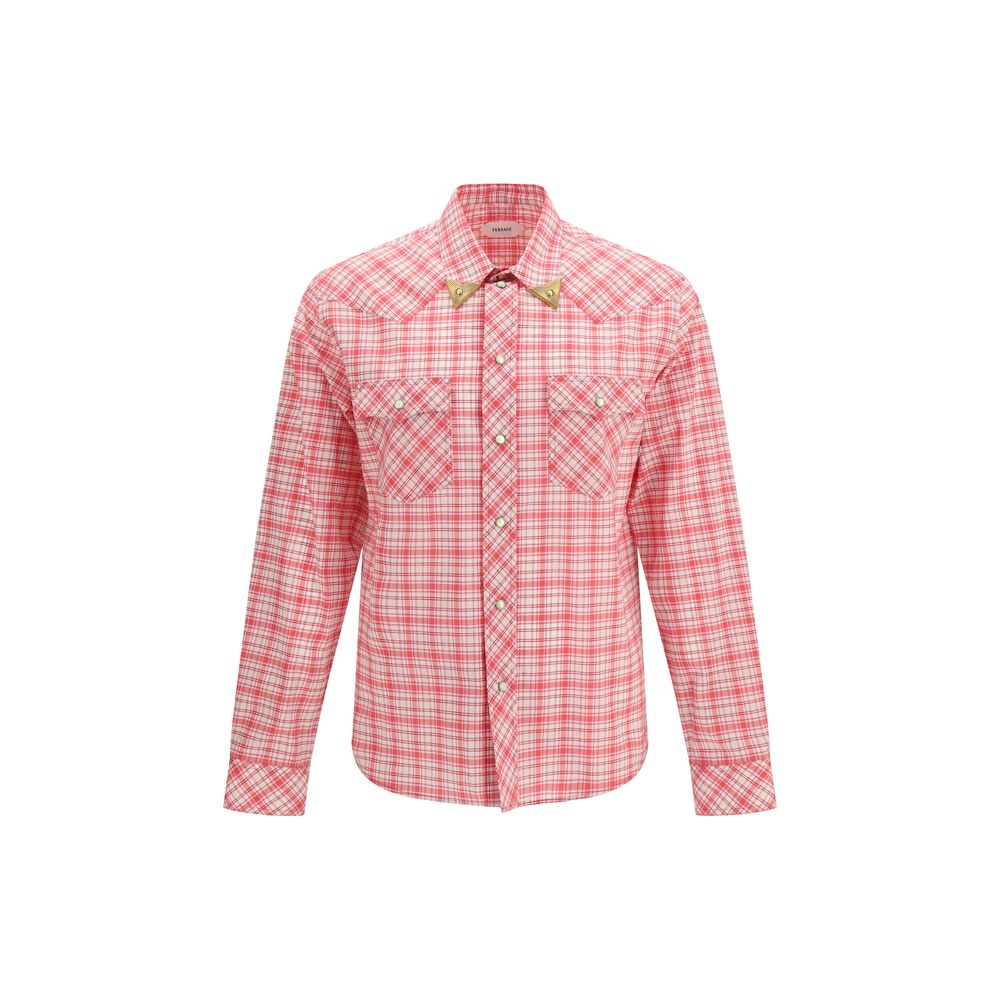Camisa multicolor de algodón de Versace