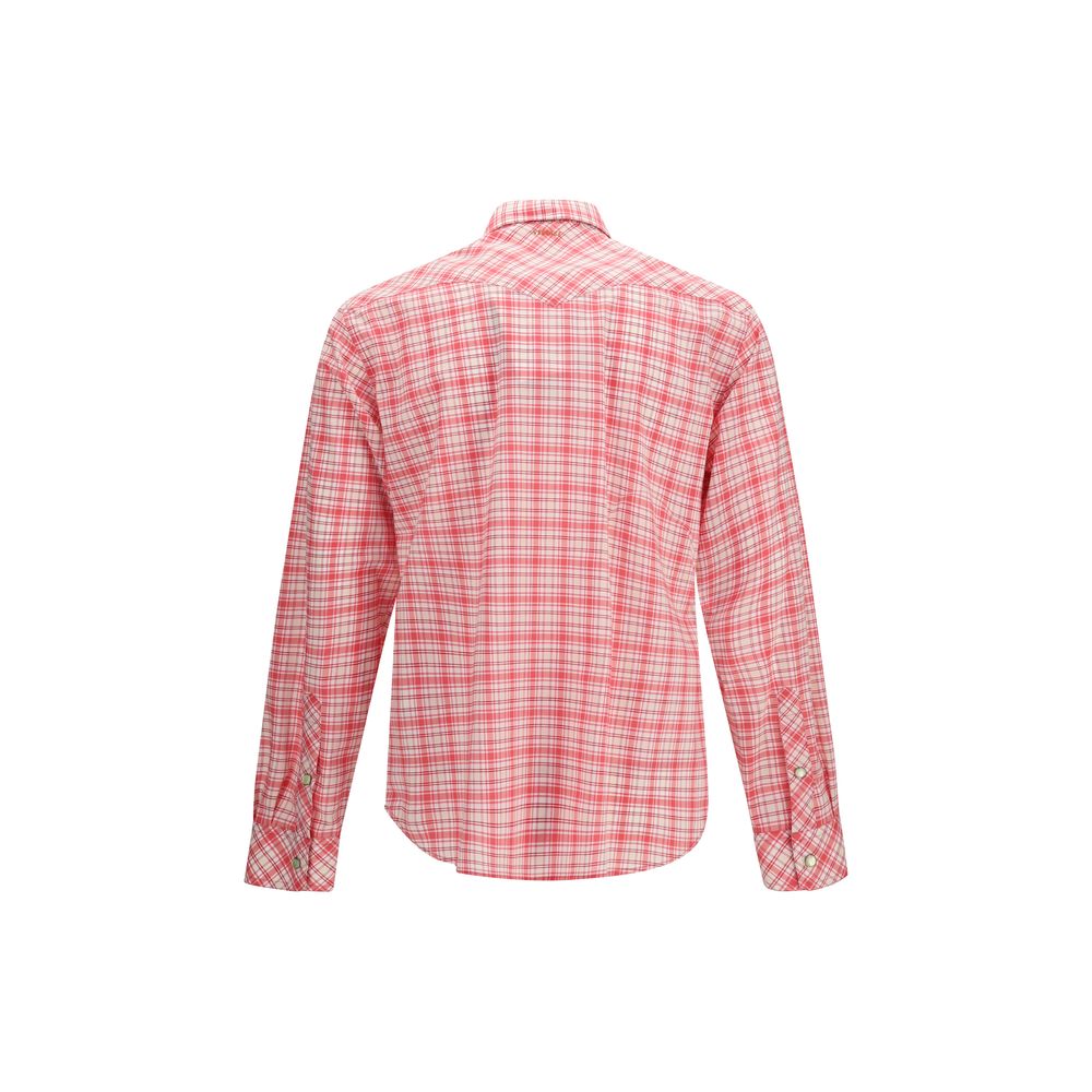 Camisa multicolor de algodón de Versace