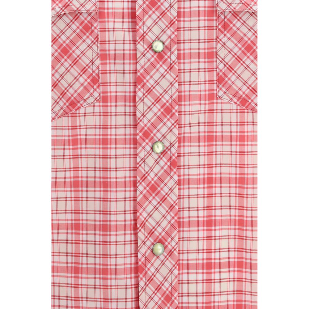 Camisa multicolor de algodón de Versace