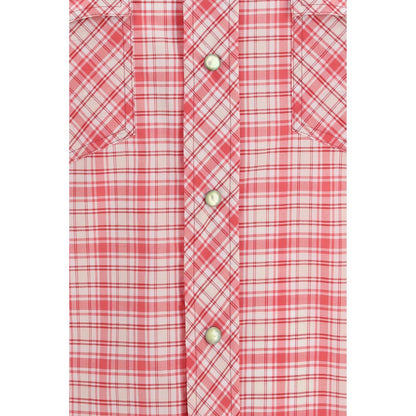 Camisa multicolor de algodón de Versace