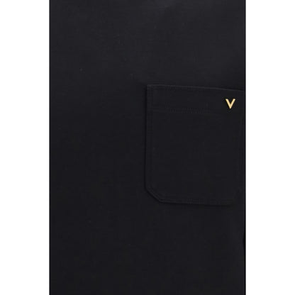 Valentino Black Cotton Sweatshirt