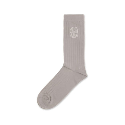 Calcetines de algodón beige Brunello Cucinelli