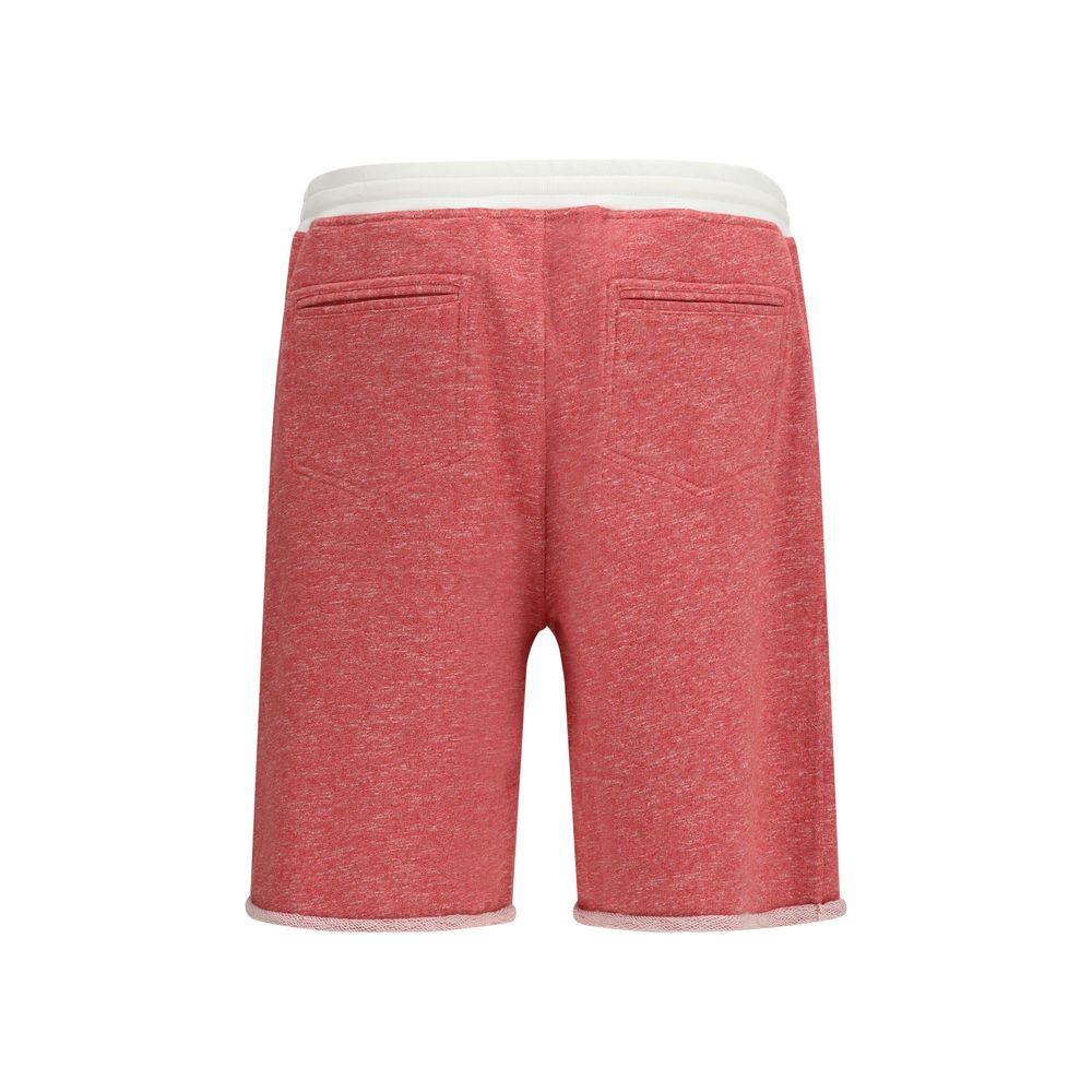 Brunello Cucinelli Multicolor Cotton Bermuda Shorts