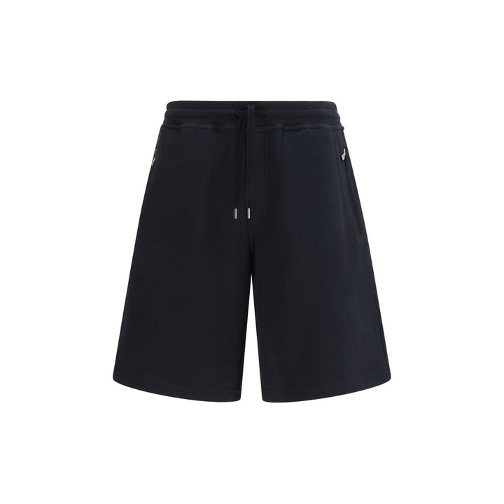 Brunello Cucinelli Black Cotton Bermuda Shorts