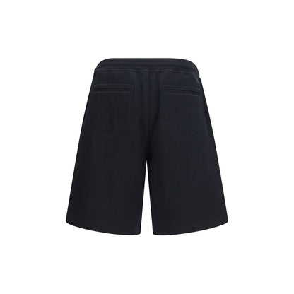 Brunello Cucinelli Black Cotton Bermuda Shorts