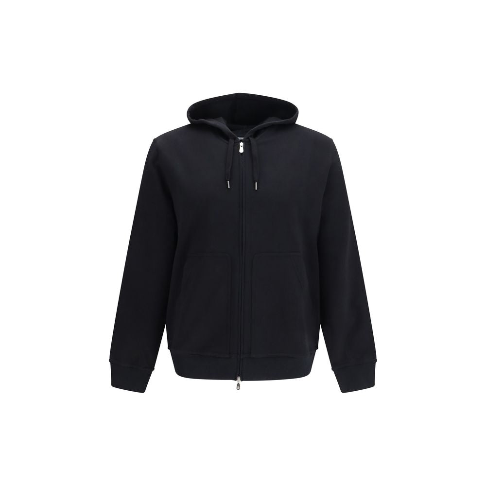 Brunello Cucinelli Black Cotton Sweatshirt