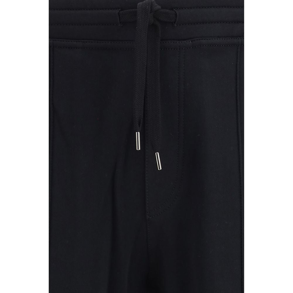 Brunello Cucinelli Joggers en coton noir (Pantalon d'entraînement)