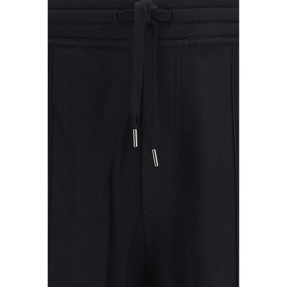 Brunello Cucinelli Joggers en coton noir (Pantalon d'entraînement)