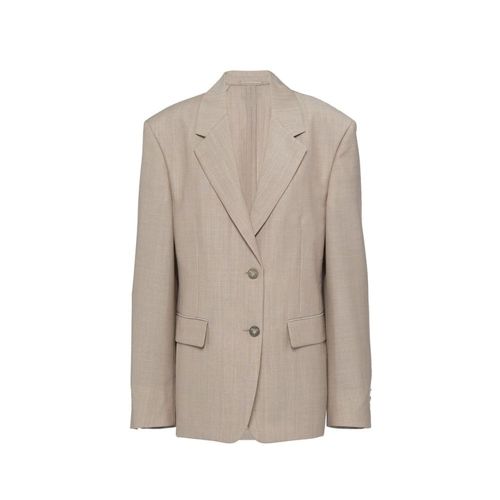 Blazer Prada en mohair beige
