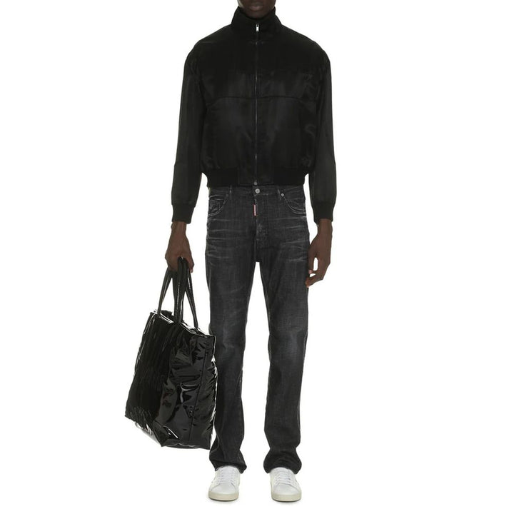 Saint Laurent Black Silk Jacket
