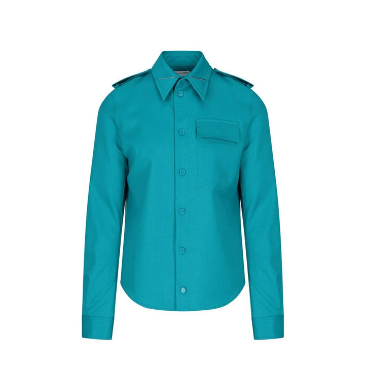 Bottega Veneta Bicolor Elastane Dress Shirt