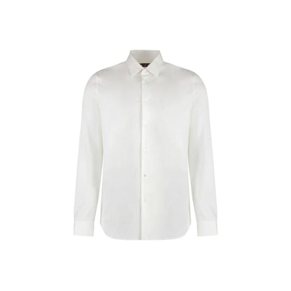 Camisa de vestir Gucci de algodón blanco