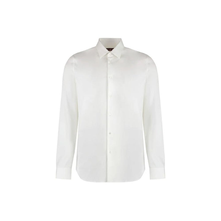 Gucci White Cotton Dress Shirt
