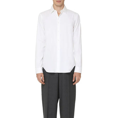 Camisa de vestir Gucci de algodón blanco