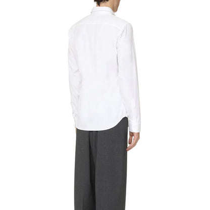 Camisa de vestir Gucci de algodón blanco
