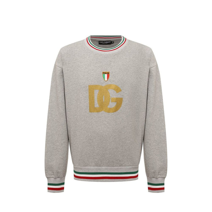 Dolce & Gabbana Gray Cotton Sweatshirt