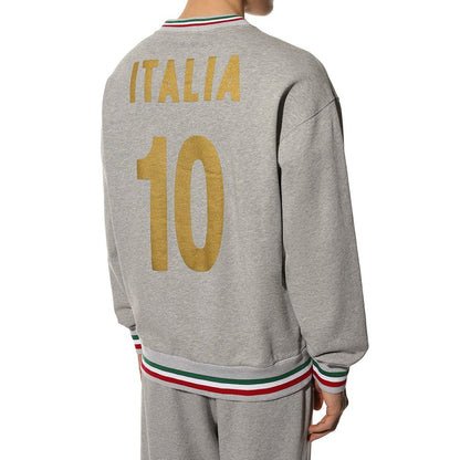 Dolce & Gabbana Gray Cotton Sweatshirt