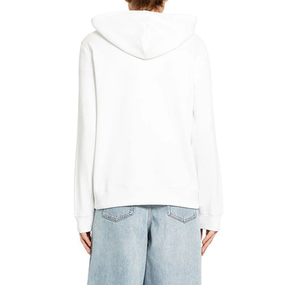 Valentino White Cotton Sweatshirt