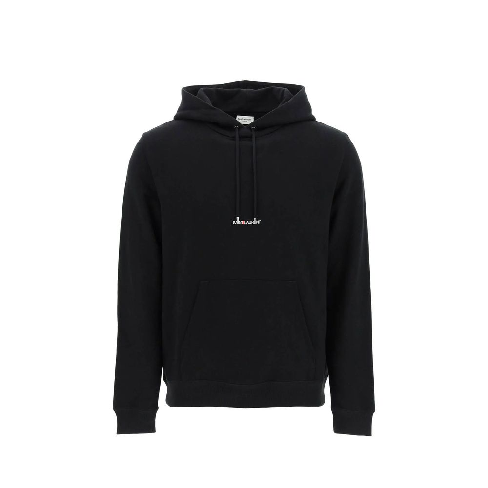 Saint Laurent Black Cotton Sweatshirt