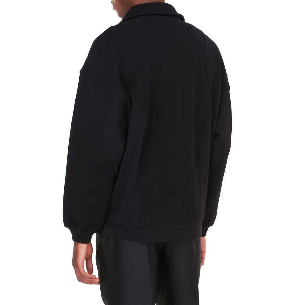 Saint Laurent Black Cotton Sweatshirt