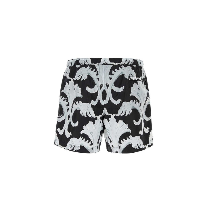 Valentino Black Polyamide Shorts