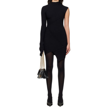 Balenciaga Black Polyester Casual Dress