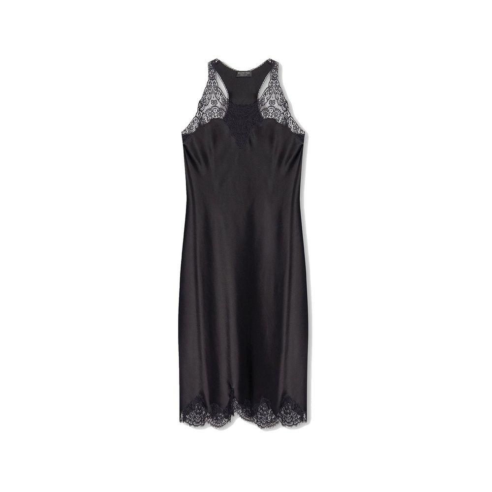 Balenciaga Black Acetate Casual Dress