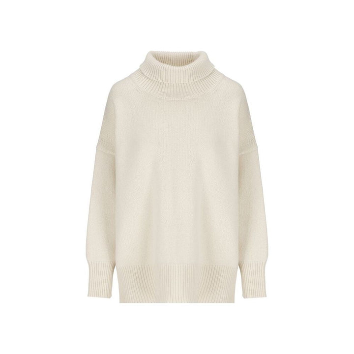 Chloé White Cashmere Turtleneck
