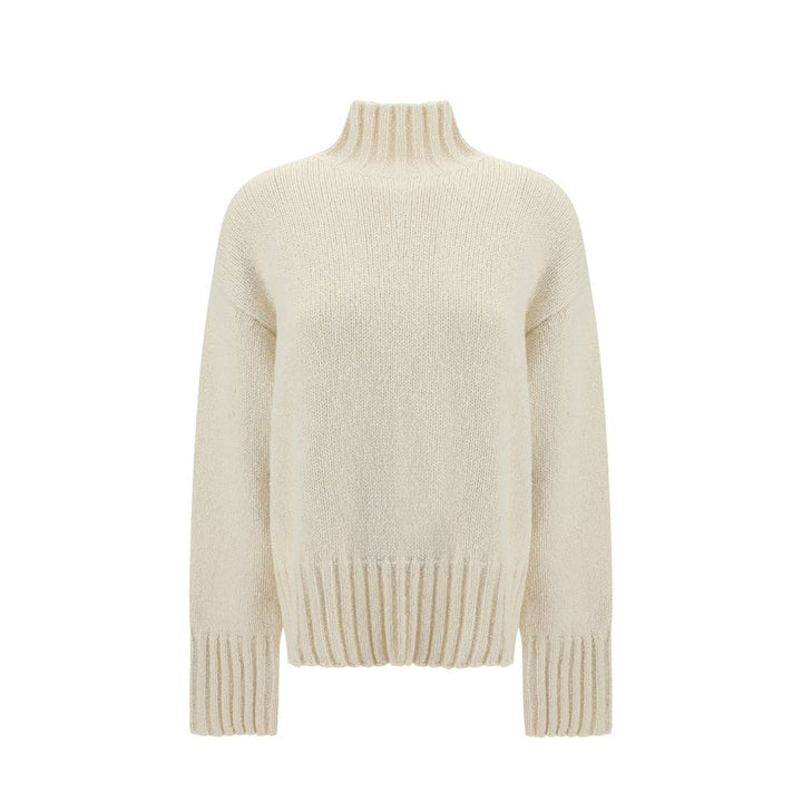 Jil Sander White Silk Sweatshirt