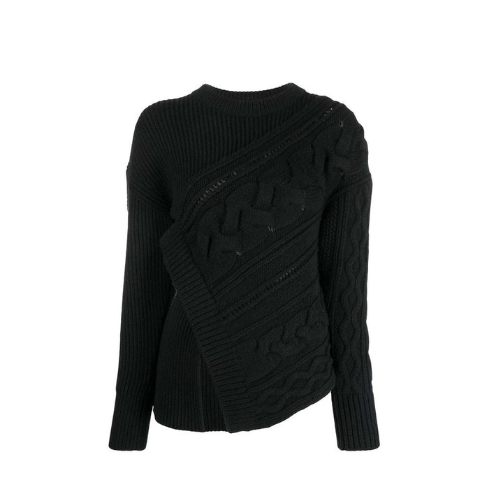 Sudadera de lana negra de Alexander McQueen