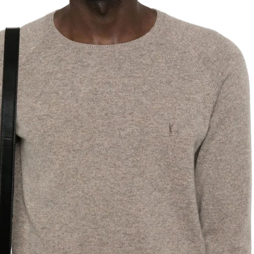 Saint Laurent Brown Cashmere Sweater