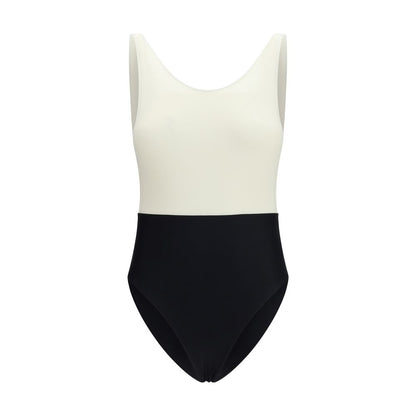 Ami Paris Multicolor Polyamide One-Piece Swimsuit