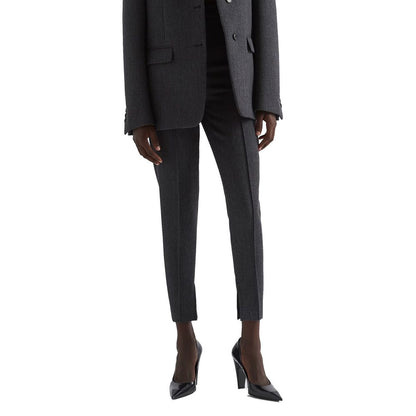 Pantalones de elastano grises de Prada