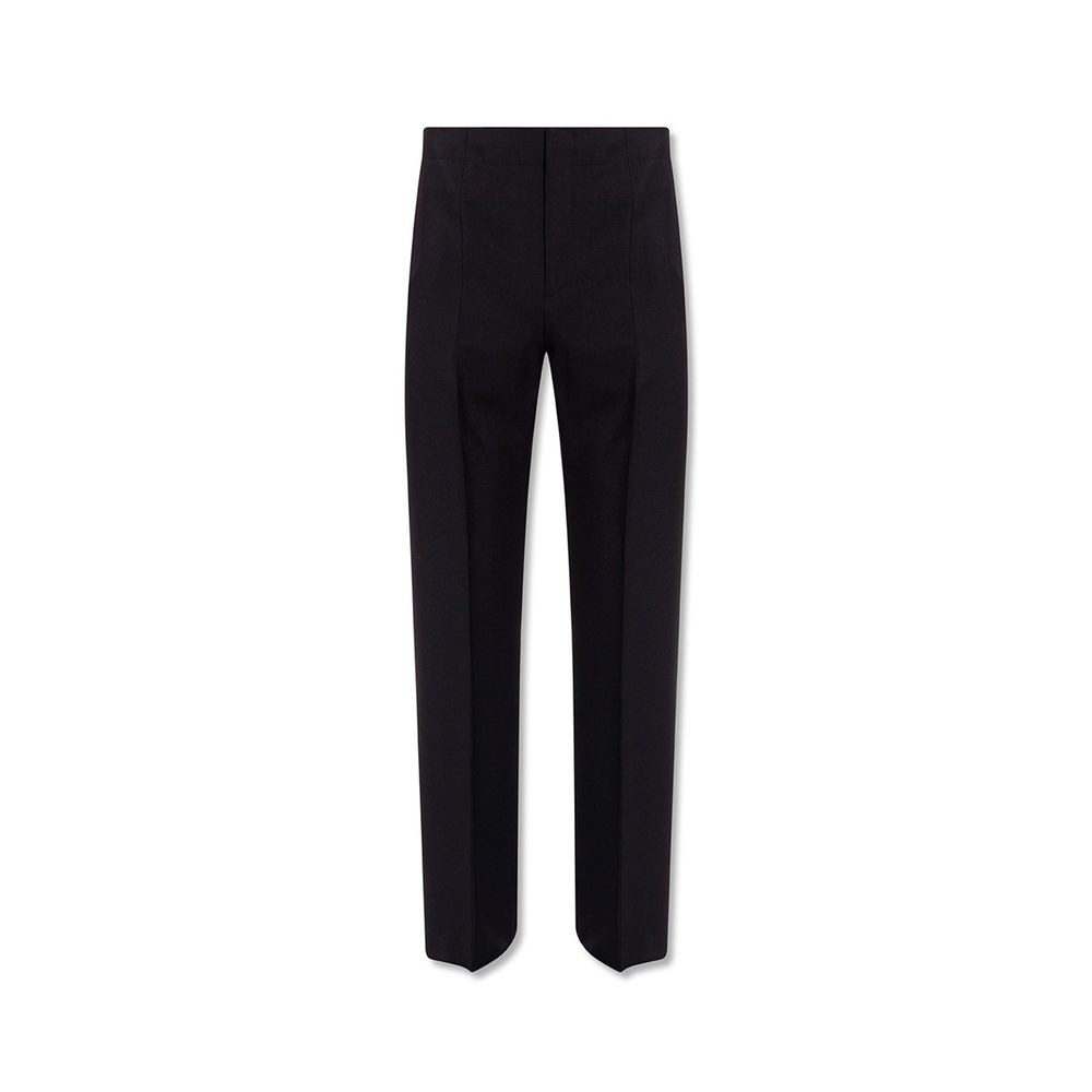 Pantalones casuales de algodón azul Salvatore Ferragamo