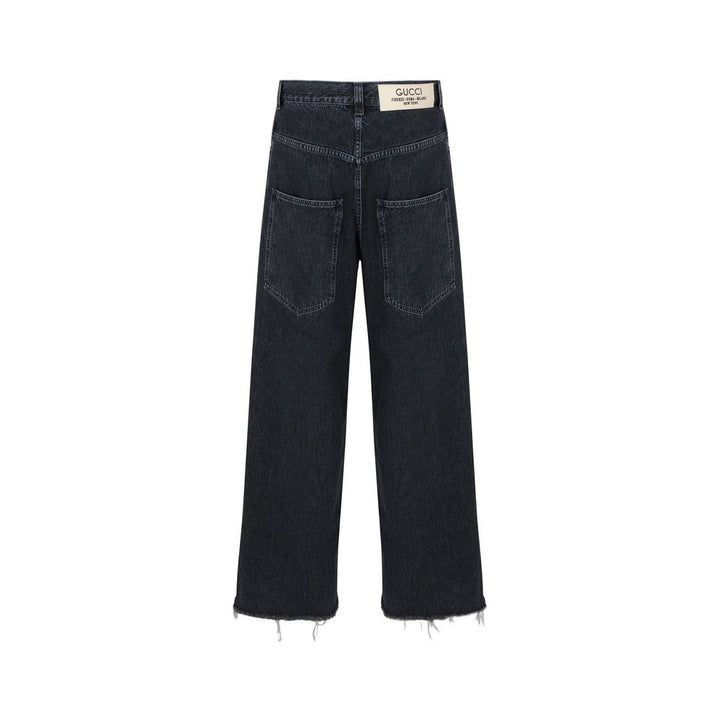 Gucci Black Cotton Jeans Denim