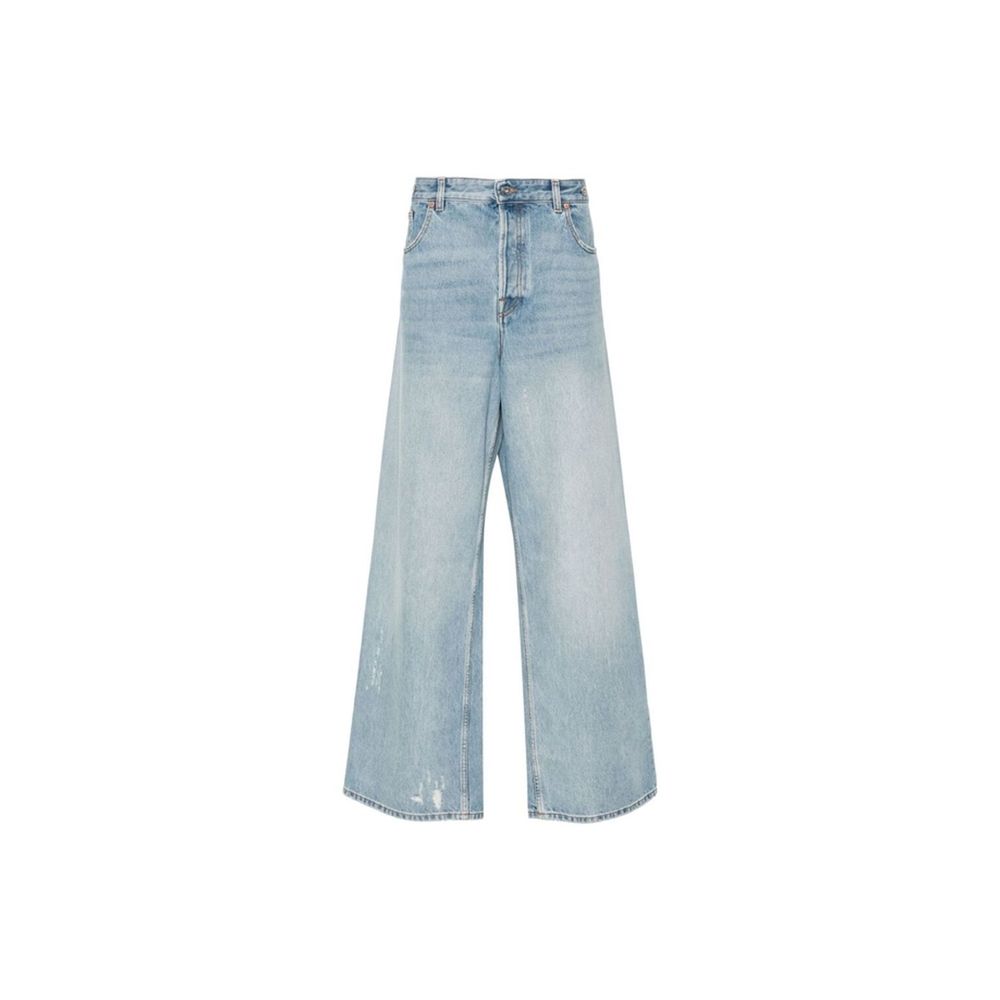 Valentino Blue Cotton Jeans Denim