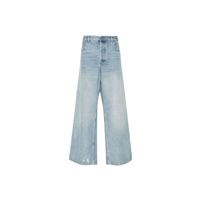 Valentino Blue Cotton Jeans Denim