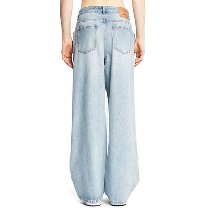 Valentino Blue Cotton Jeans Denim