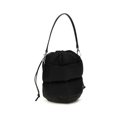 Sac seau Moncler noir en polyamide