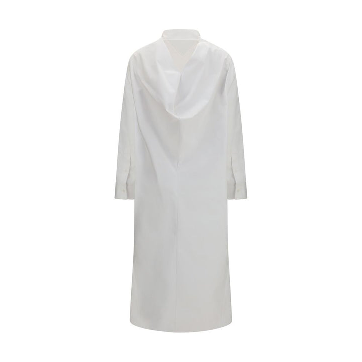 Balenciaga White Cotton Casual Dress