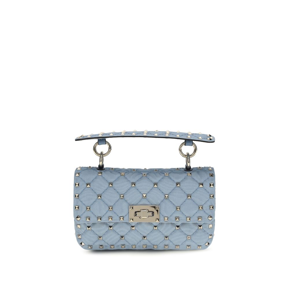 Sac à bandoulière Valentino Garavani bleu en viscose