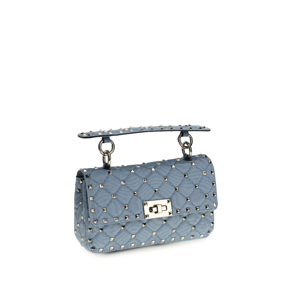 Sac à bandoulière Valentino Garavani bleu en viscose