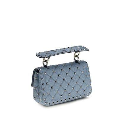 Sac à bandoulière Valentino Garavani bleu en viscose